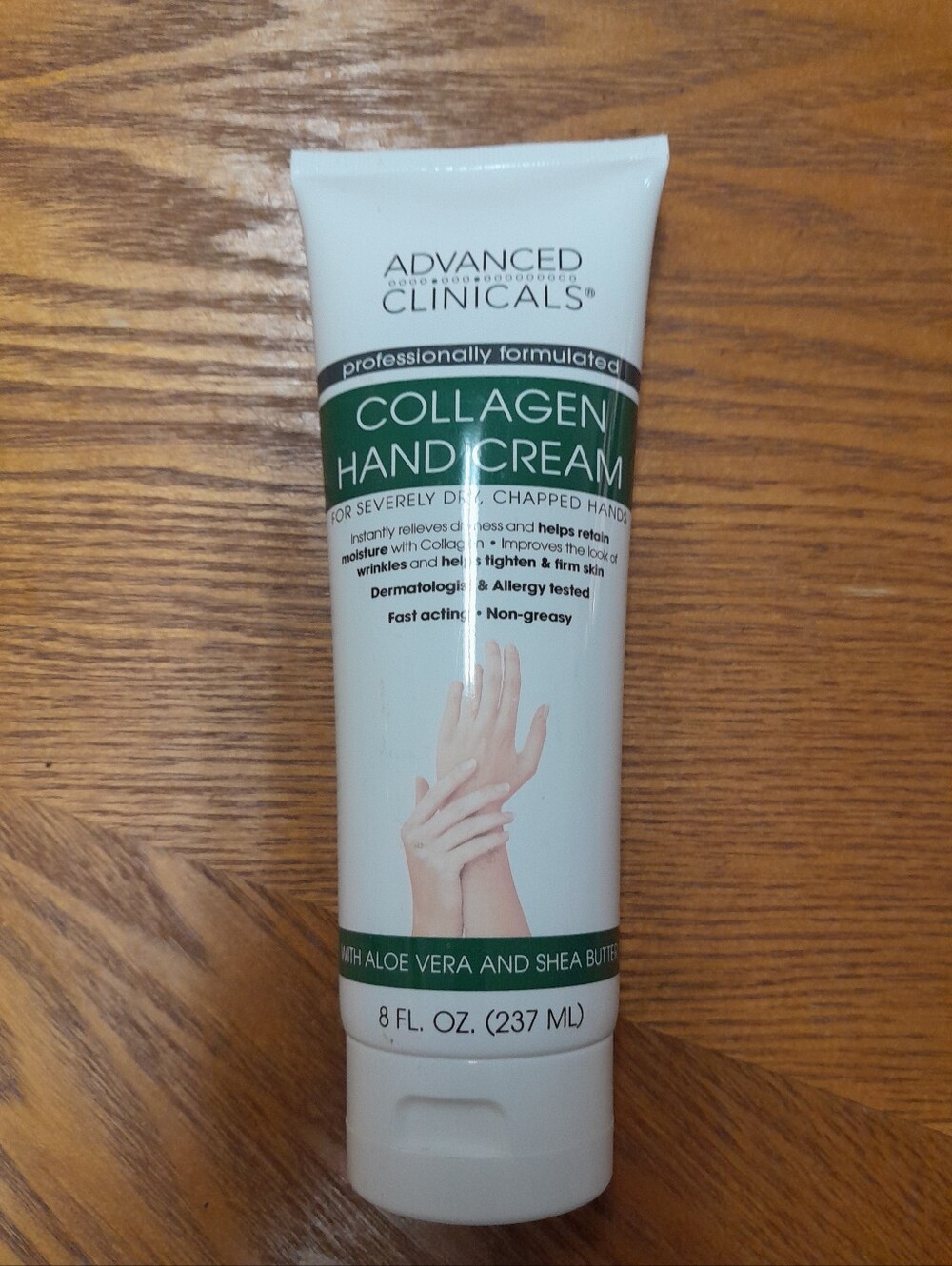 Advanced Clinicals Collagen Hand Cream NWT Size:8fl oz